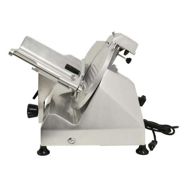 Omcan MS-IT-300-IP, 12-inch Blade Anodized Aluminum Belt-Driven Meat Slicer