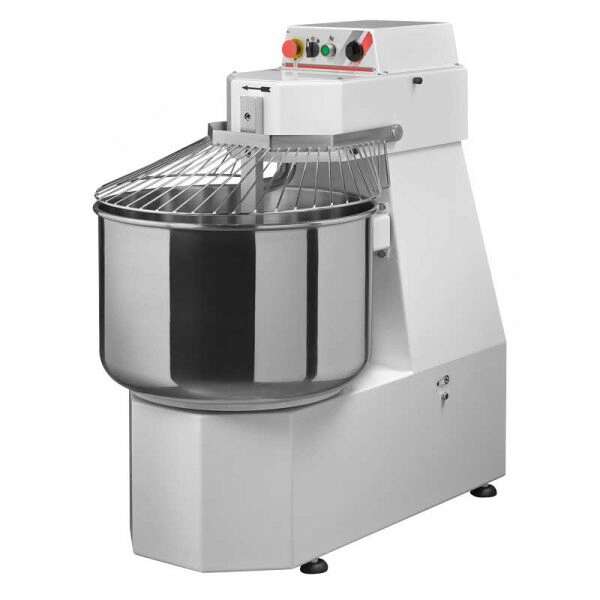 Omcan MX-IT-0060, 39-inch Stainless Steel Heavy-Duty Spiral Dough Mixer, 132 Lb Capacity