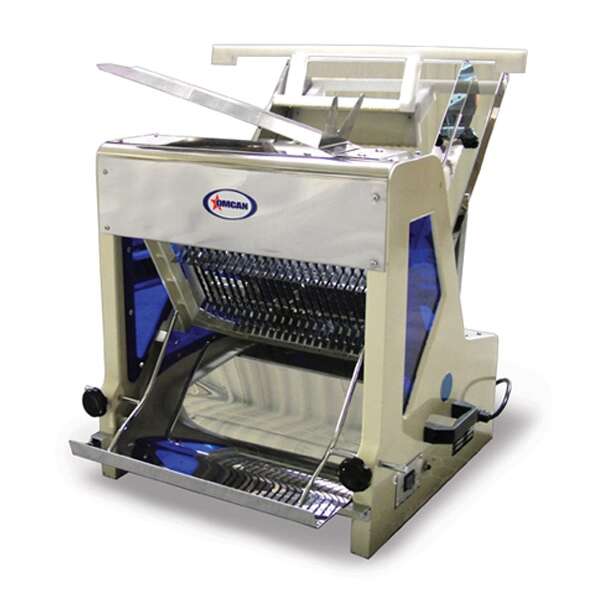 Omcan SB-CN-0013, 23-inch Stainless Steel Bread Slicer with 0.25 HP Motor and 1/2" Slice Size