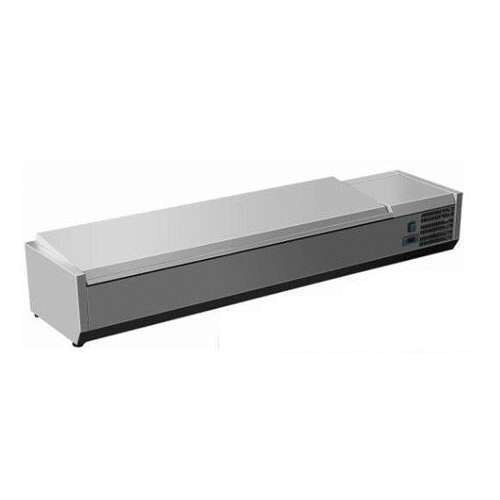 Omcan THV1500-380, 59x13.19x17.13-Inch Benchtop Refrigerated Display Case (Discontinued)