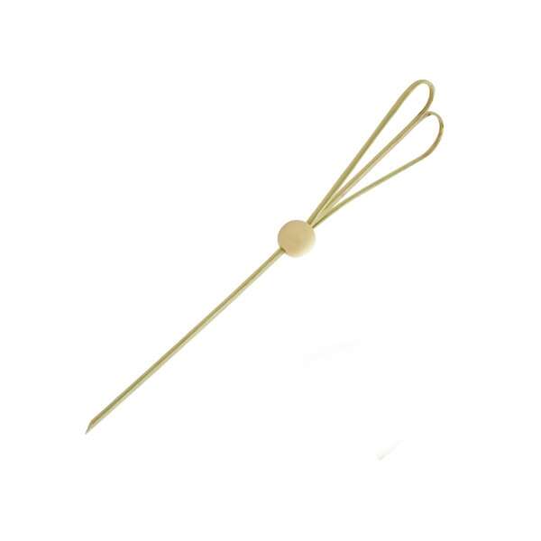 PacknWood 209BBJIGN, 5.9-Inch Heart Bamboo Picks with Natural Ball, 1000/CS