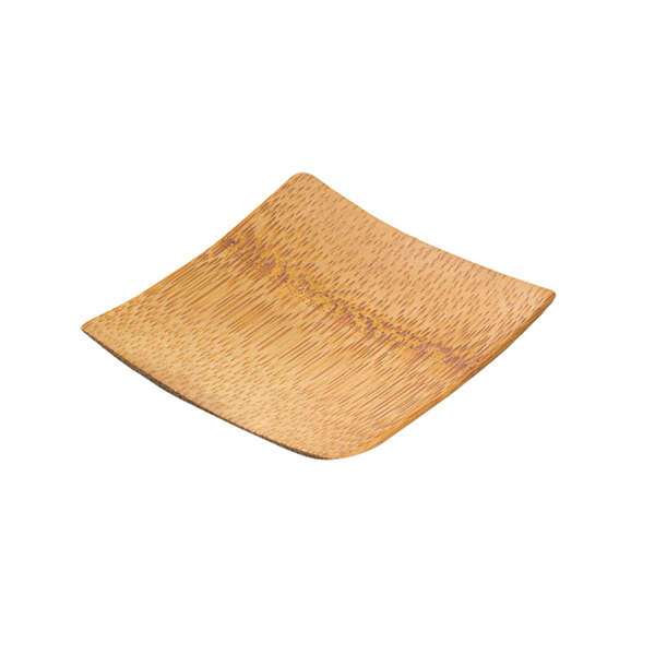 PacknWood 209BBKRABI, 2.35x2.35-Inch "Krabi" Bamboo Mini Square Dish, 144/CS