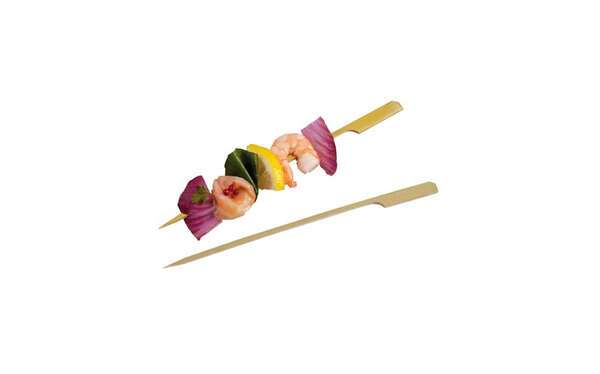 PacknWood 209BBTG150, 5.9-Inch Bamboo Paddle Skewer, Green, 2000/CS