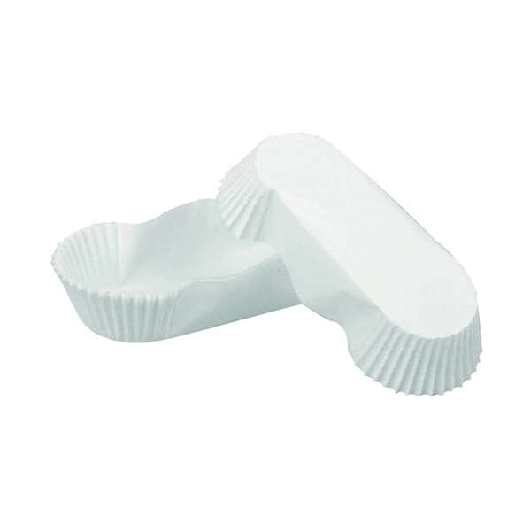 PacknWood 209CPS160, 4.5x3.6x1.4-Inch White Paper Baking Liner, 100/CS