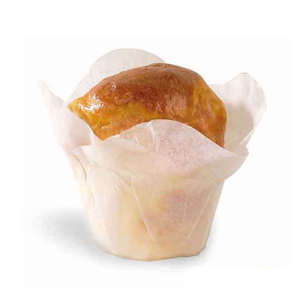 PacknWood 209CPSL2B, 4-Oz Lotus Paper Baking Cups, White, 1000/CS