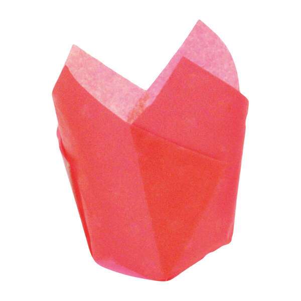 PacknWood 209CPST5R, 3.15-Inch Dia 4 Oz "Tulip" Red Baking Cup, 1000/CS