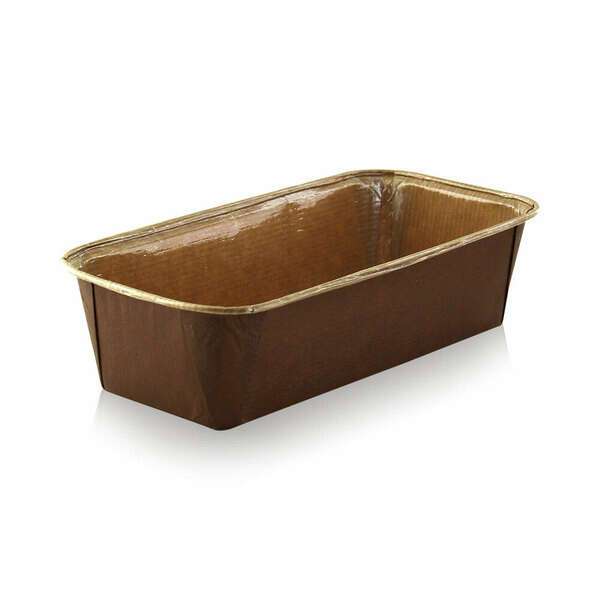 PacknWood 209KRBAKE160K, 7.5x3.5x1.88-Inch 25 Oz Kraft Paper Baking Mold, 200/CS