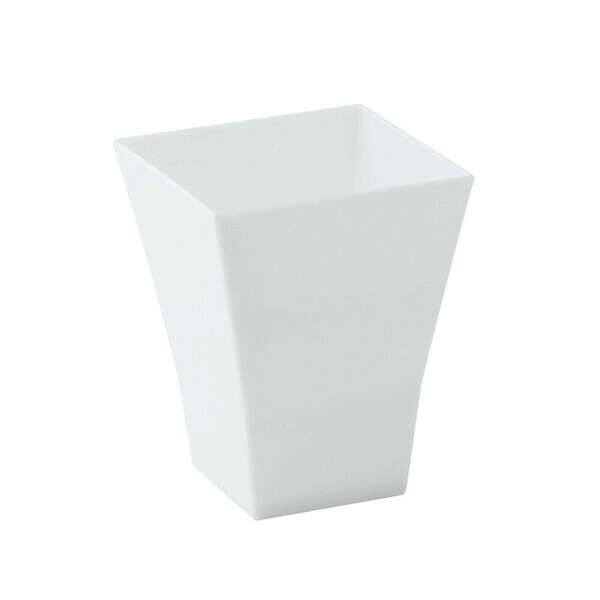 PacknWood 209MBTAITIB, 2 Oz "Taiti" White Plastic Square Cup, 600/CS