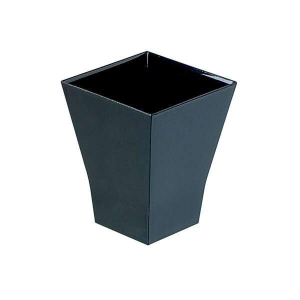 PacknWood 209MBTAITIN, 2 Oz "Taiti" Black Plastic Square Cup, 600/CS
