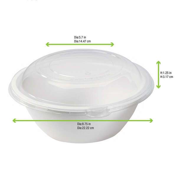 PacknWood 210APUL23L, Clear PET Lid for 210APUB50 & 210APU221, 250/CS