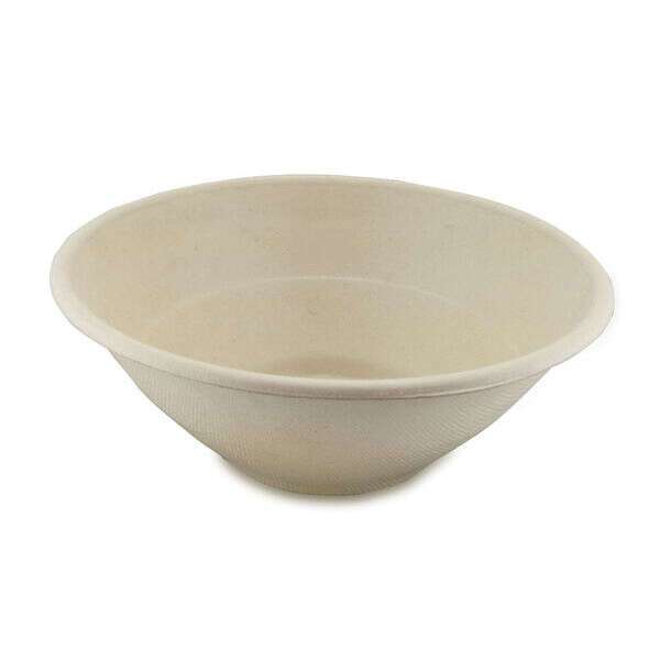 PacknWood 210APUPK40BR, 40 Oz Round Brown Sugarcane Bowl, 250/CS (Discontinued)