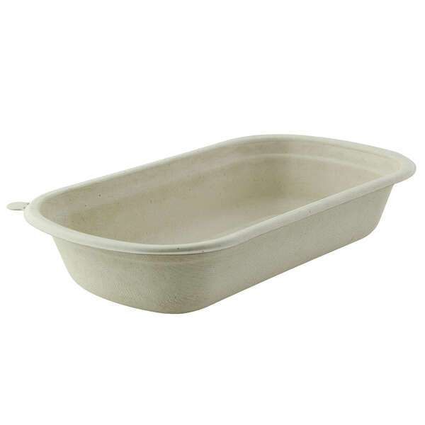 PacknWood 210APUREC750BR, 25 Oz 9x5.25x1.75-Inch Brown Sugarcane Container, 250/CS