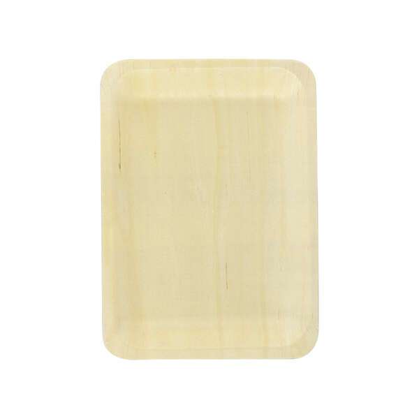 PacknWood 210BBA191419, 7.6x5.65x1-Inch "Scandinavia" Rectangular Wooden Plate, 250/CS