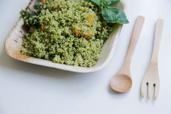 PacknWood 210BBA2020, 8x8-inch Square Palm Leaf Plate with Rounded Corners, Beige, 100/CS