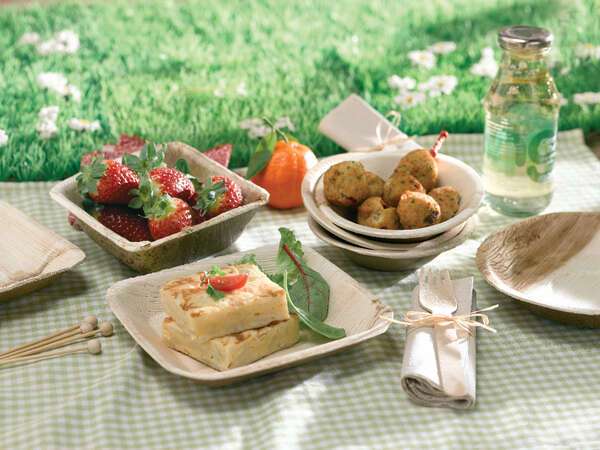 PacknWood 210BBA25, 10-Inch Dia Round Palm Leaf Plate, Beige, 100/CS