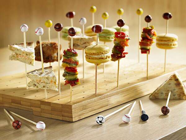 PacknWood 210BBBASB12, 4.8-Inch Bamboo Baseball Skewers, 1000/CS