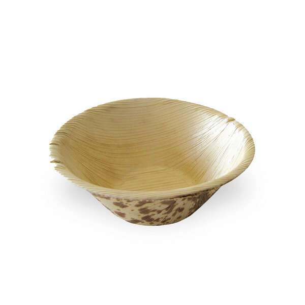 PacknWood 210BBOUBOL, 2 Oz Bamboo Leaf Double Layer Ramekin Bowl, 1000/CS