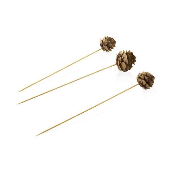 PacknWood 210BBPCO105, 4.25-Inch Pine Cone Skewer, 1000/CS