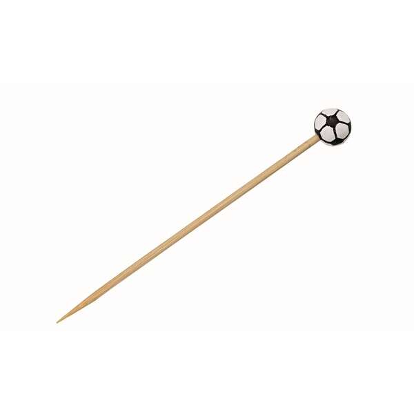 PacknWood 210BBRND, 4.8-Inch Bamboo Soccer Skewers, 1000/CS