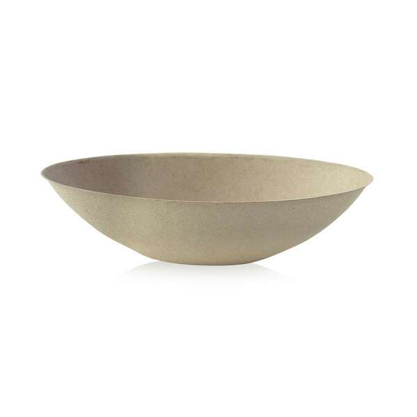 PacknWood 210BCHIC1500BR, 51 Oz Bio'n'Chic Brown Oval Sugarcane Bowl, 100/CS