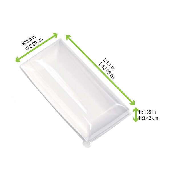 PacknWood 210BCHICL91181, Clear PET Lid for 210BCHIC90180, 100/CS