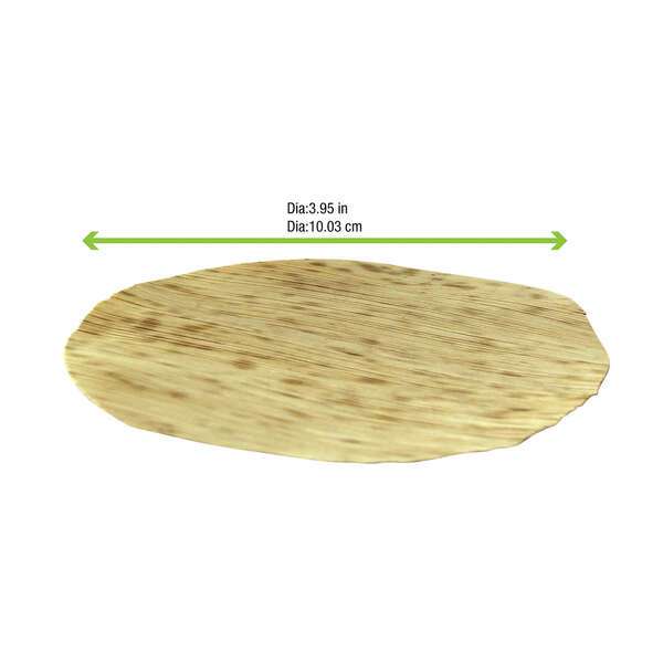 PacknWood 210BCOAST, 3.95-Inch Dia Bamboo Leaf Coaster, 400/CS