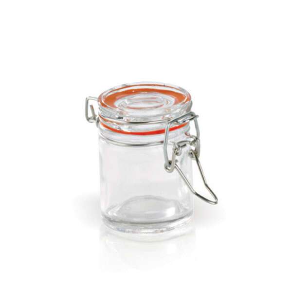 PacknWood 210BOKA45, 1.5 Oz Mini Glass Seal Jars, 24/CS