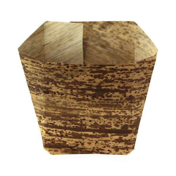 PacknWood 210BZFRY1, 7 Oz Bamboo Leaf Scoop Tray, 100/CS