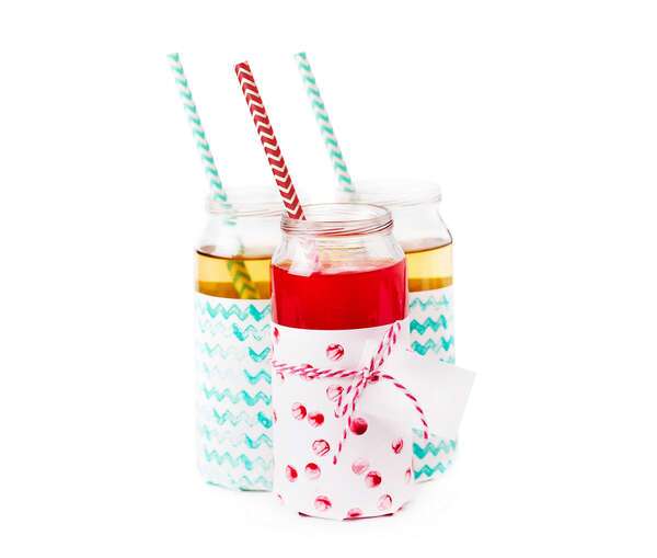 PacknWood 210CHP19CHR, 7.75x0.23-Inch Red & White Design Paper Straws - Unwrapped, 3000/CS