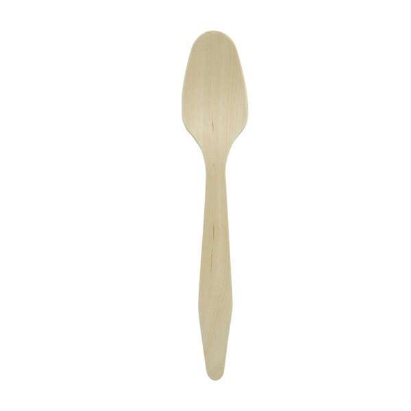 PacknWood 210CVB193, 7-inch Heavy Weight Wooden Spoon, 1000/CS