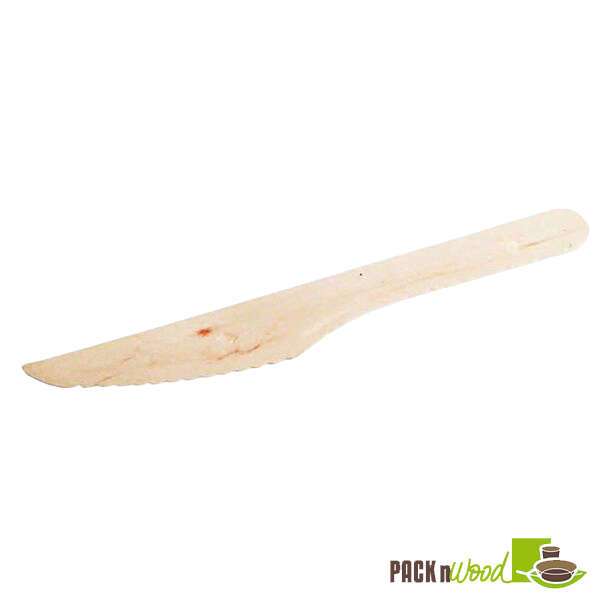 PacknWood 210CVB2-X, 6.5-inch Wooden Knife, 100/PK