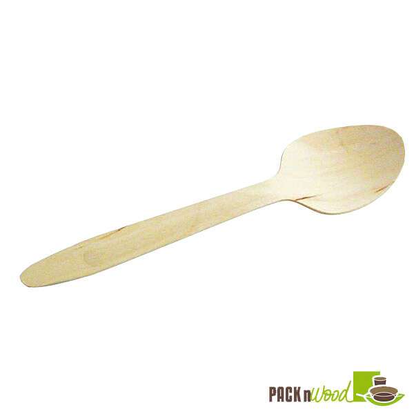 PacknWood 210CVB3, 6.2-inch Wooden Spoon, 2000/CS