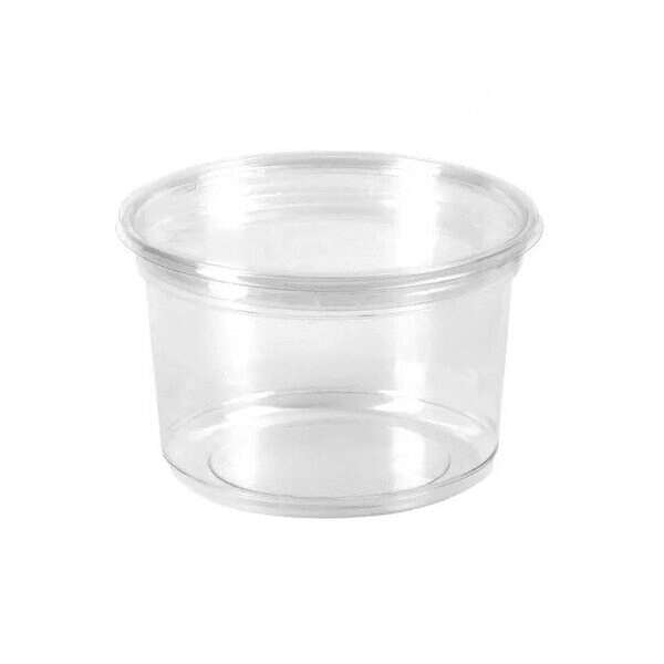 PacknWood 210DELI244, 16.9 Oz Round Transparent PET Deli Container, 500/CS