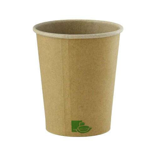 PacknWood 210GCZEN10, 10OZ, Zen Kraft Recyclable Paper Cups, 1000/CS