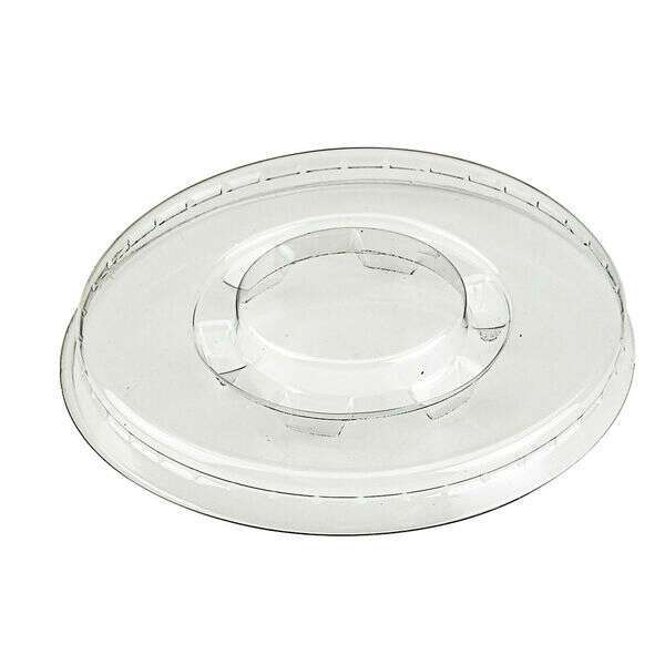 PacknWood 210GKL80, 3-inch Dia Clear PET Flat Lid for 210POC151N & 210POB151 Cups, 1000/CS