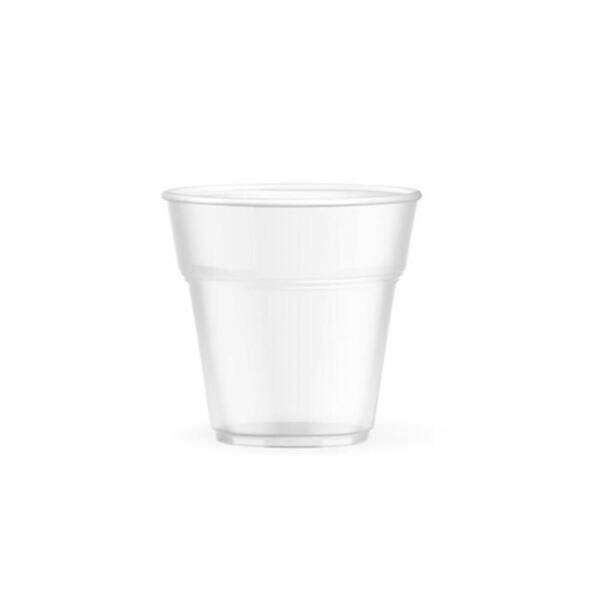 PacknWood 210GPLA162, 5.5 Oz Clear Compostable Drinking Serving Cup for Cold Drinks, 1500/CS (Discontinued)