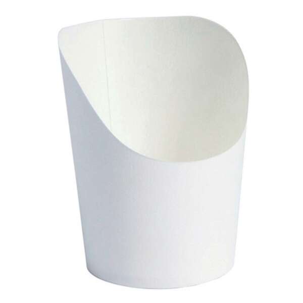 PacknWood 210GSP25BL, 3 Oz White Mini Fries/Wrap Cup, 500/CS
