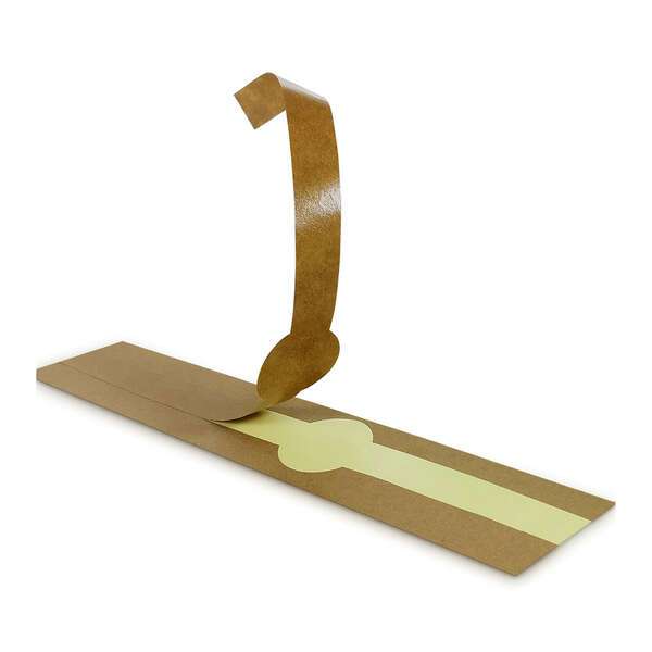 PacknWood 210LAP30, 11.75-inch Long Kraft Self-Adhering Paper Wrapper, 500/CS