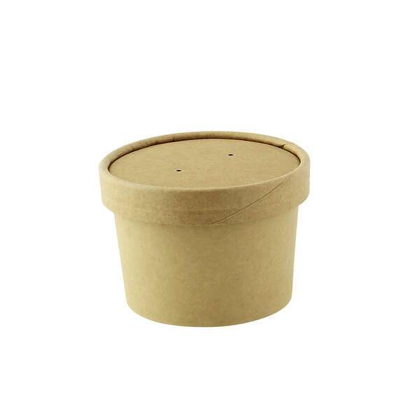 PacknWood 210LSOUP90K, 3.82-Inch Dia Vented Kraft Lid For: 210SOUPK13K, 210SOUPK8K, 500/CS
