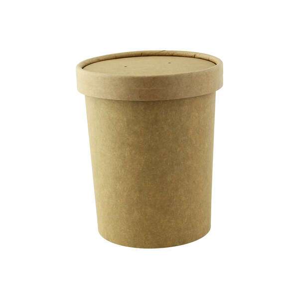 PacknWood 210LSOUP97K, 5.9-Inch Dia Vented Kraft Lid For: 210SOUPK17K, 500/CS