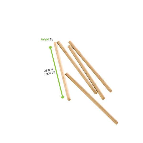 PacknWood 210PALITO, 3.7-inch Wooden Cake Pop Sticks, 500/CS
