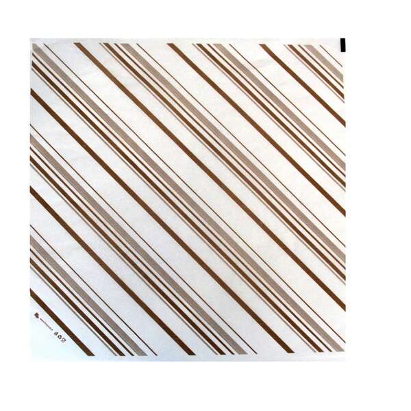 PacknWood 210PAP3132M, 12-inch Decorative Paper Liners Brown Design, 500/CS