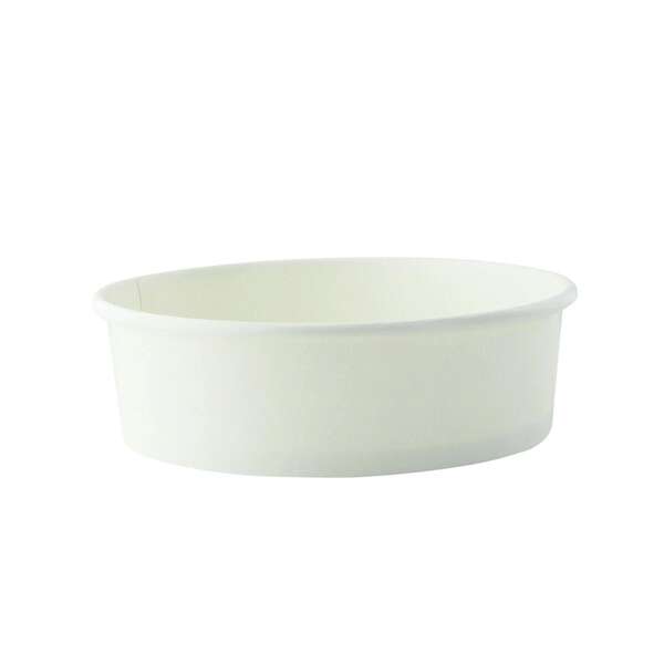 PacknWood 210PC480B, 16 Oz Round Buckaty To Go Paper Container, White, 360/CS. Lids Sold Separately.