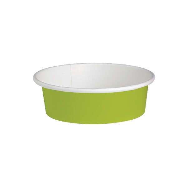 PacknWood 210PC480V, 16-oz Round Buckaty To Go Paper Container, Green, 360/CS. Lids are sold separately