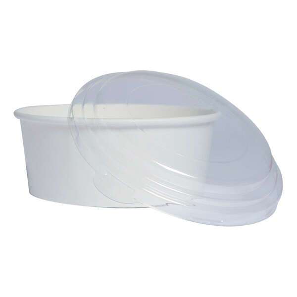 PacknWood Pack N' Wood 210PC750B, 24-oz Round Buckaty To Go Paper Container, White, 360/CS. Lids Sold Separately.