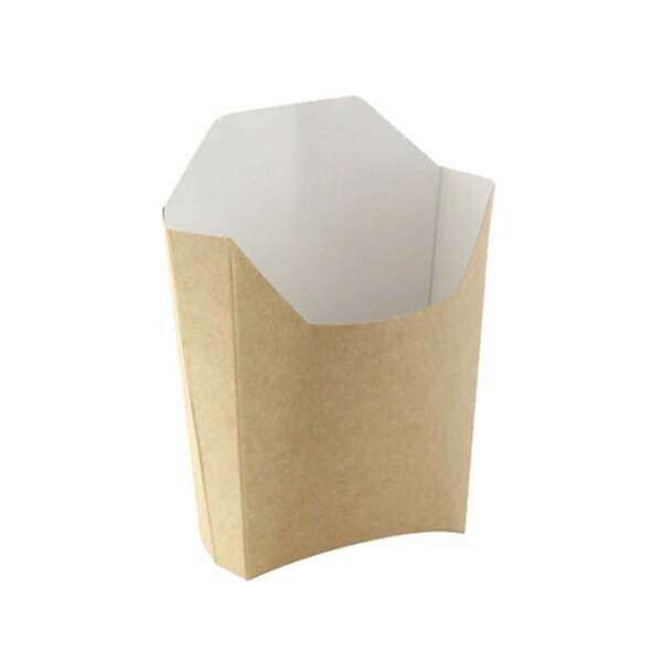 PacknWood 210PFBRUN, 8.5 Oz Small Kraft French Fry Pails, 2000/CS