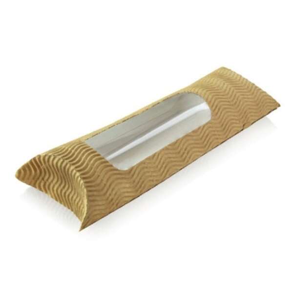 PacknWood 210PLW3K, 32 Oz Rectangular Large Pillow Pack With Window, 250/CS (Discontinued)