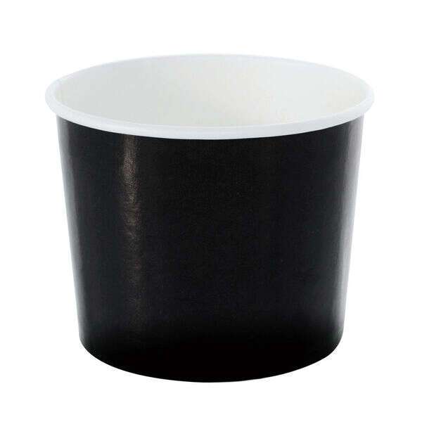 PacknWood 210POC320N, 10 Oz Black Paper Cup, 500/CS