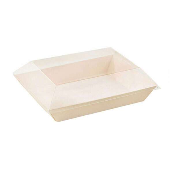 PacknWood 210SAMLT130, 7-inch Clear PET Lid for 210SAMBQ130, 100/PK