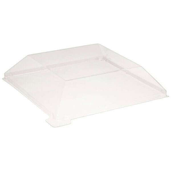 PacknWood 210SAMLT1313, 5-inch Clear PET Lid for 210SAMBQ1313, 100/PK